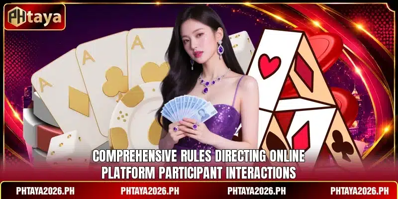 Comprehensive rules directing online platform participant interactions
