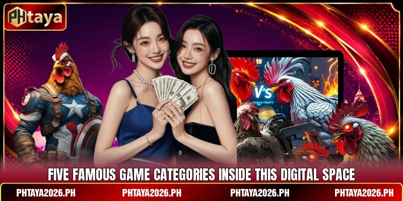 Five famous game categories inside this digital space