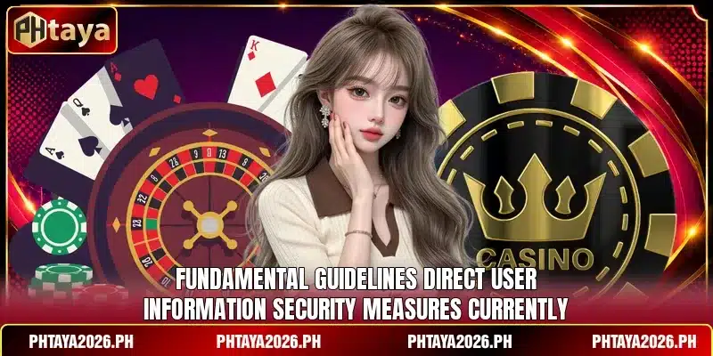 Fundamental guidelines direct user information security measures currently