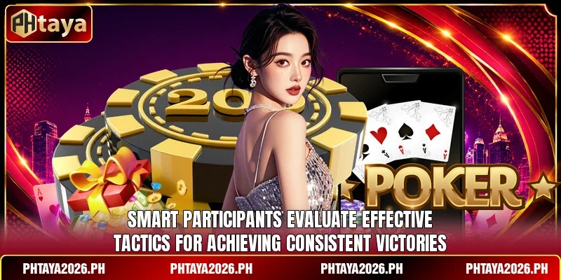 Smart participants evaluate effective tactics for achieving consistent victories