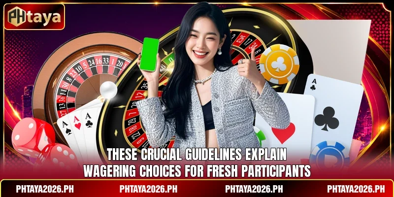 These crucial guidelines explain wagering choices for fresh participants