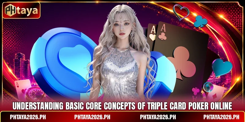 Understanding basic core concepts of Triple Card Poker online